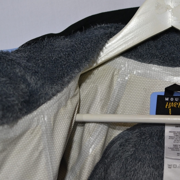 Beauty Mountain Hardwear Descent DT Hybrid Fleece Lined Light Blue Ski Jacket L - Picture 3 of 15